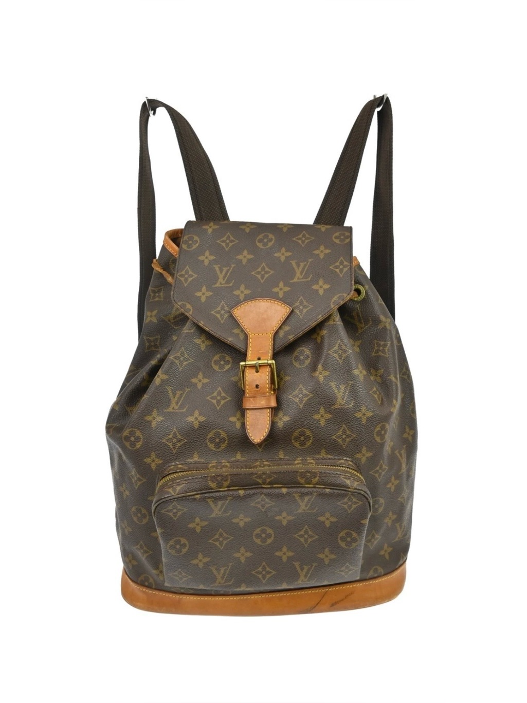 Authentic Louis Vuitton Montsouris Gm Monogram Backpack